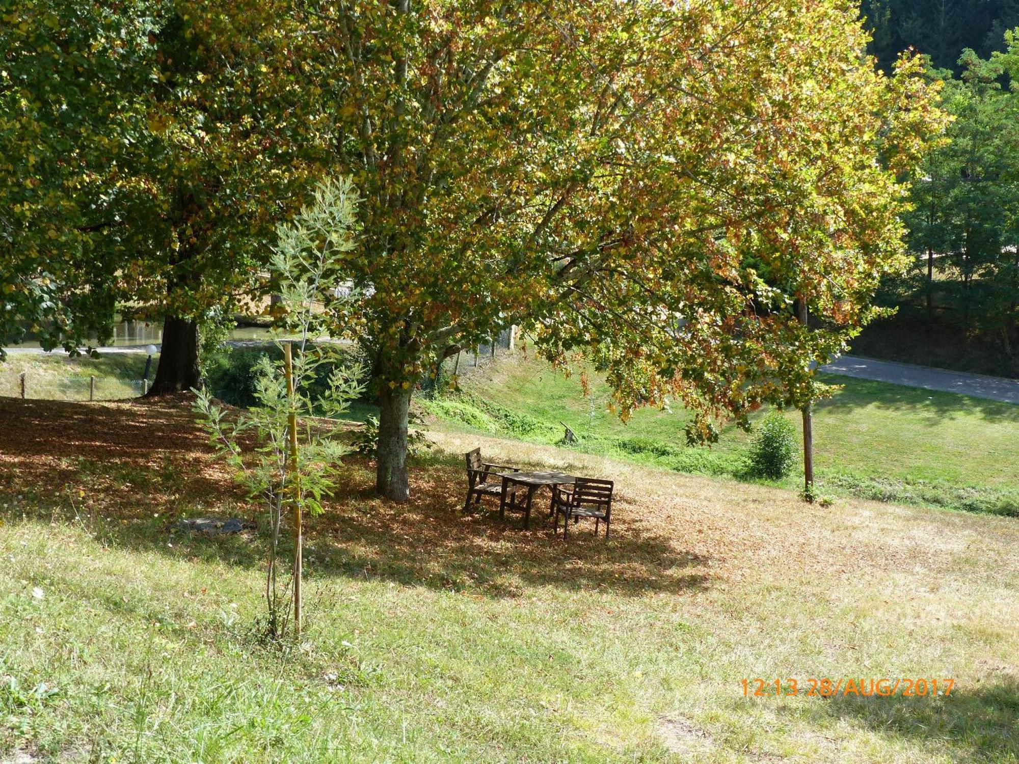 Les volets verts Lamothe-Montravel Extérieur photo